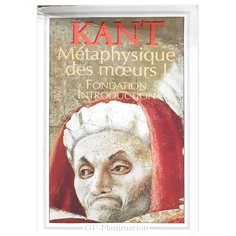 Métaphysique des moeurs I
